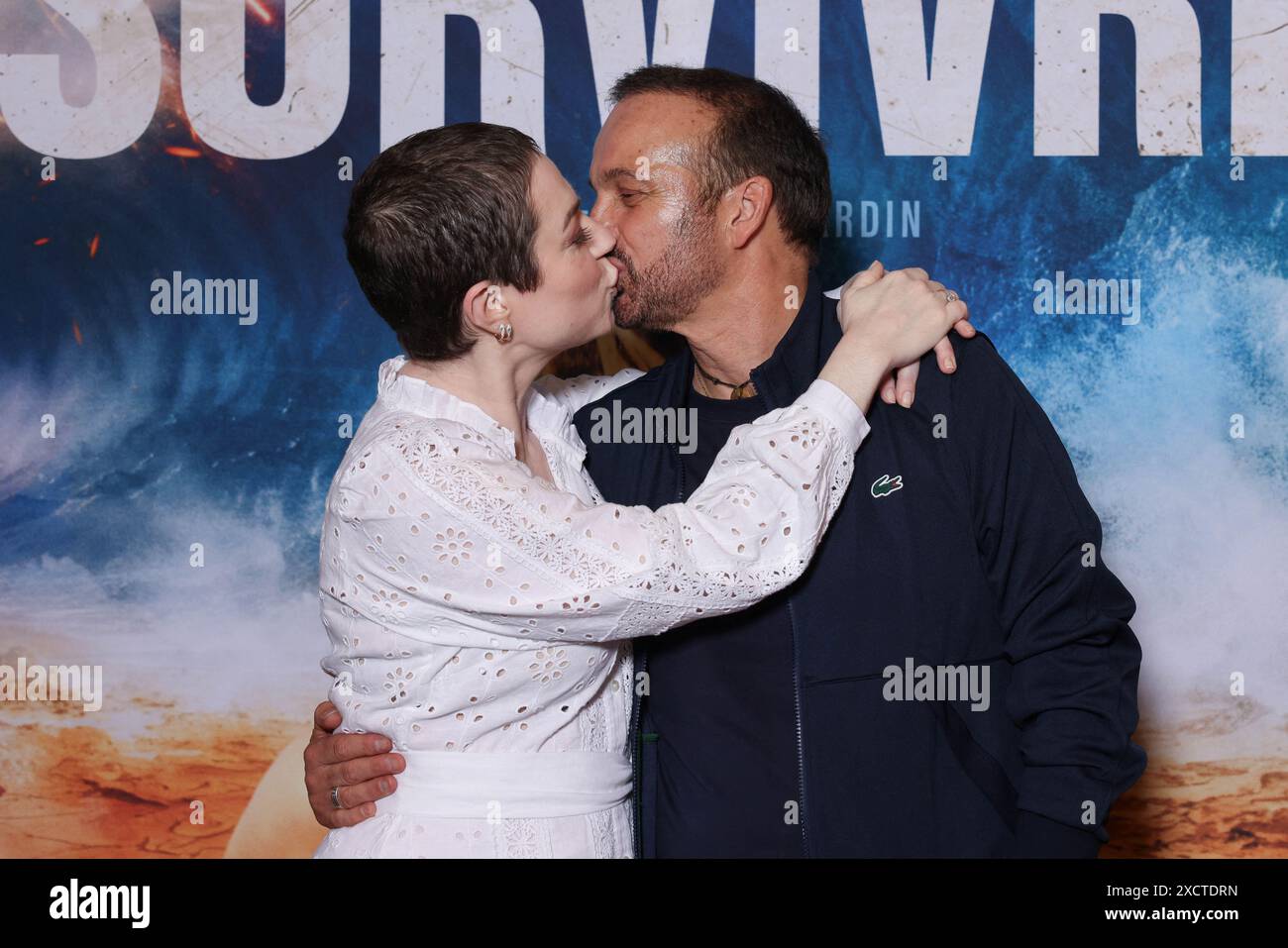 Paris, France. 18th June, 2024. Emilie Dequenne and Michel Ferracci ...