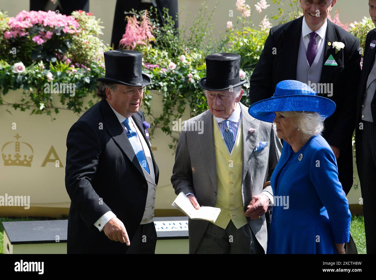 The King and Queen Camilla attend Day One of Royal Ascot at Ascot ...