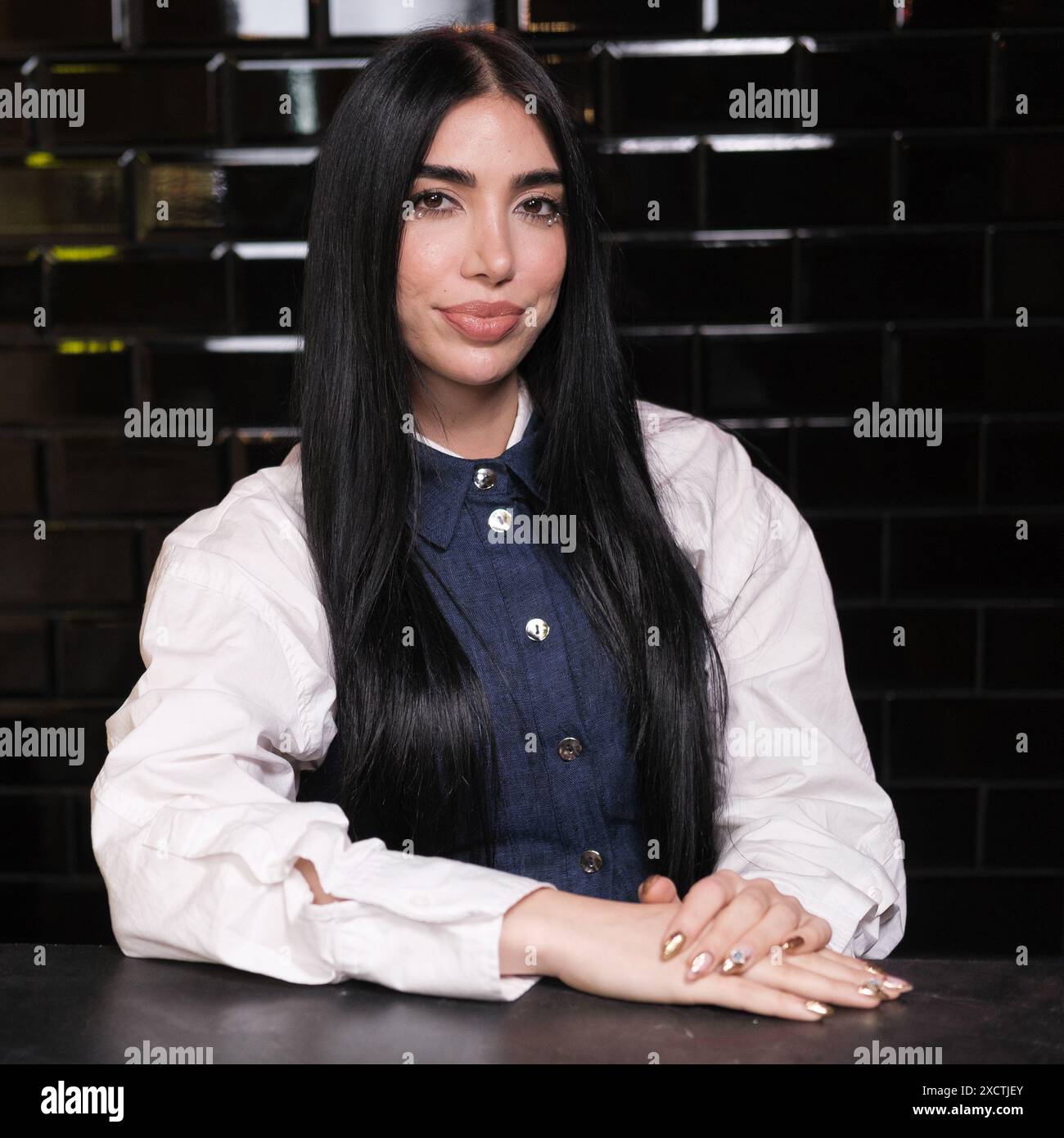 Surthany Hejeij Madrid, Spain. 18th June, 2024. Venezuelan influencer Surthany Hejeij