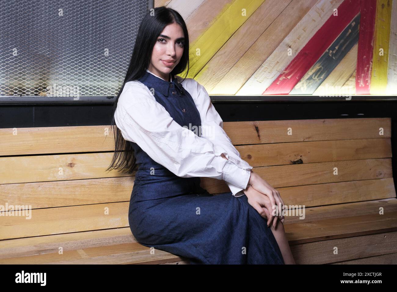 Madrid, Spain. 18th June, 2024. Venezuelan influencer Surthany Hejeij