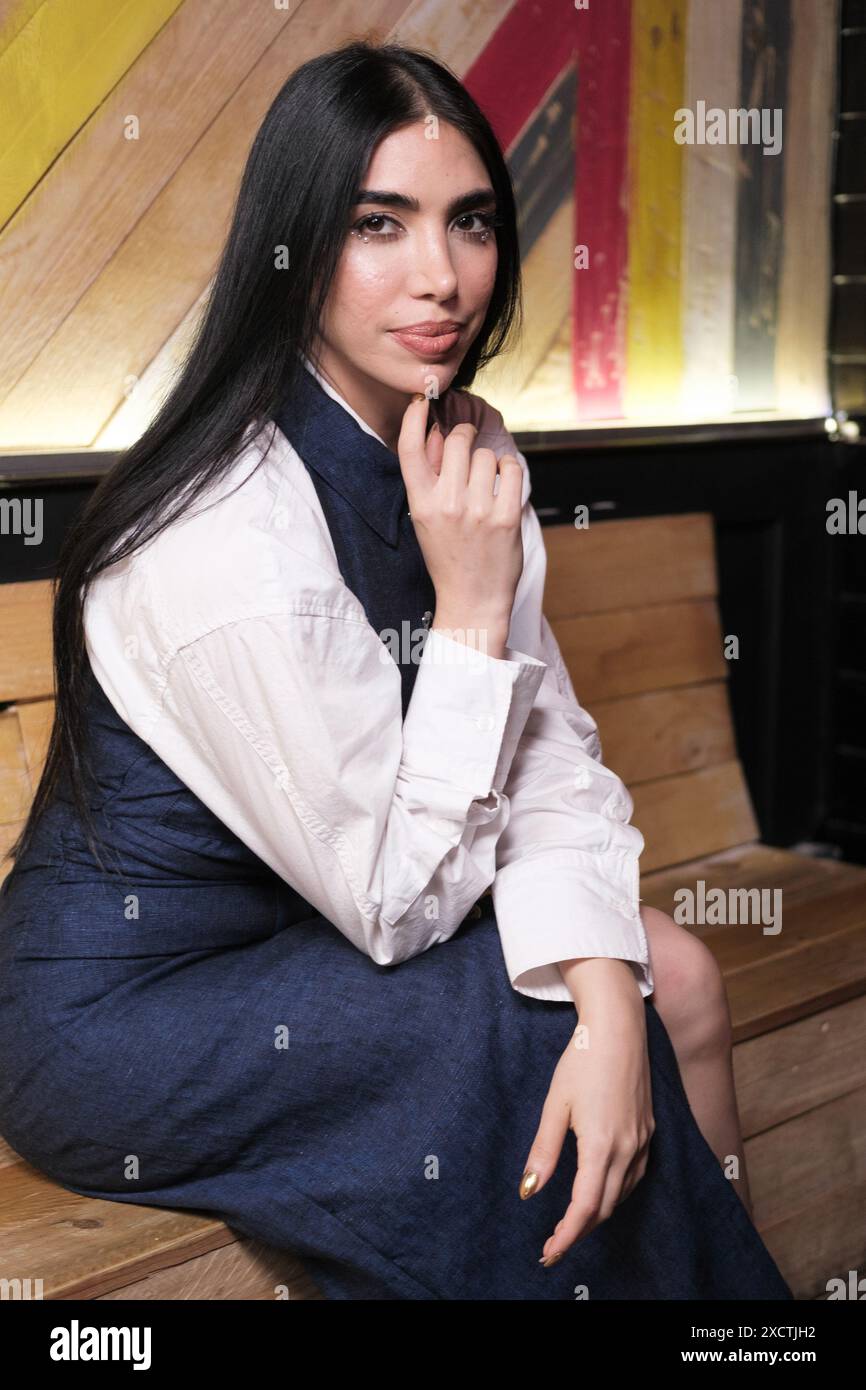 Madrid, Spain. 18th June, 2024. Venezuelan influencer Surthany Hejeij