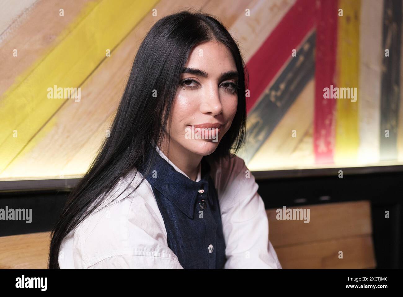 Surthany Hejeij Madrid, Spain. 18th June, 2024. Venezuelan influencer Surthany Hejeij