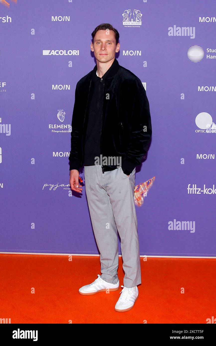 Rick Okon beim Moin Mittsommer Jahresempfang der Filmfoerderung von Hamburg und Schleswig-Holstein am 18.06.2024 in Hamburg. Stock Photo