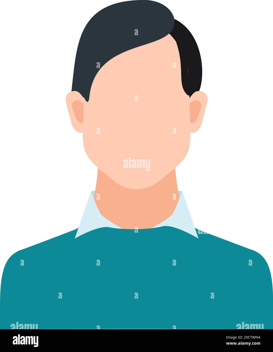 Flat style avatar of a man Stock Vector Image & Art - Alamy