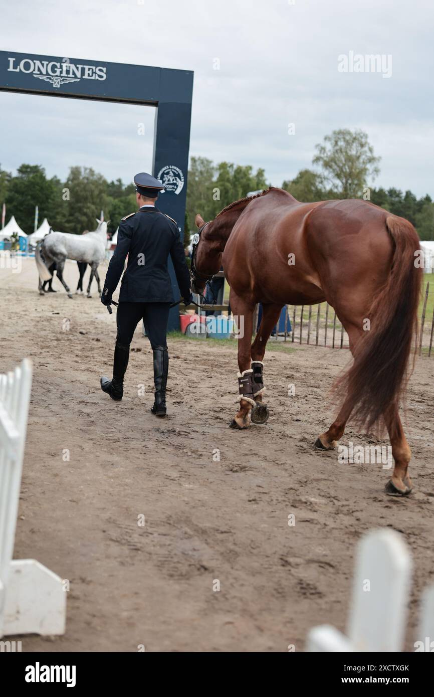 Brandon SchäferGehrau of Germany with Very Special during the CCI4*S Meßmer Trophy horse