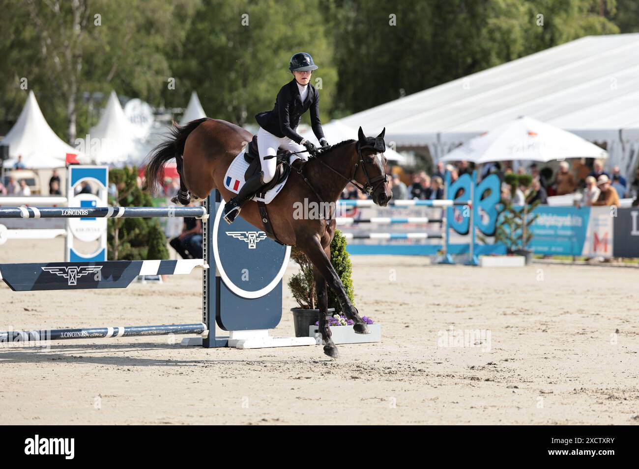 Julie of France with Sursumcord'Or during the CCI5* showjumping