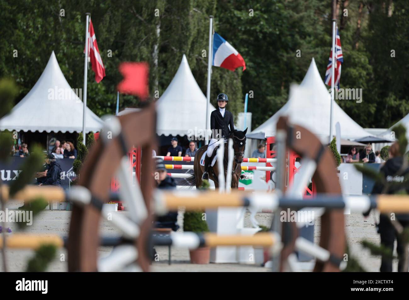 Julie of France with Sursumcord'Or during the CCI5* showjumping