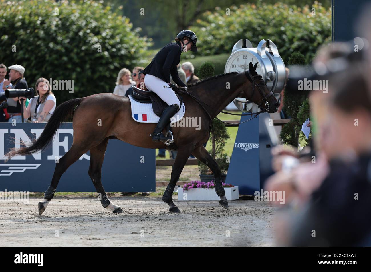 Julie of France with Sursumcord'Or during the CCI5* showjumping