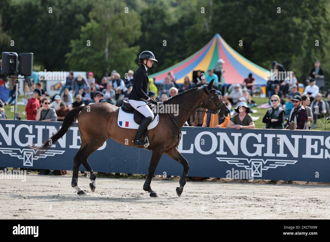 Julie of France with Sursumcord'Or during the CCI5* showjumping