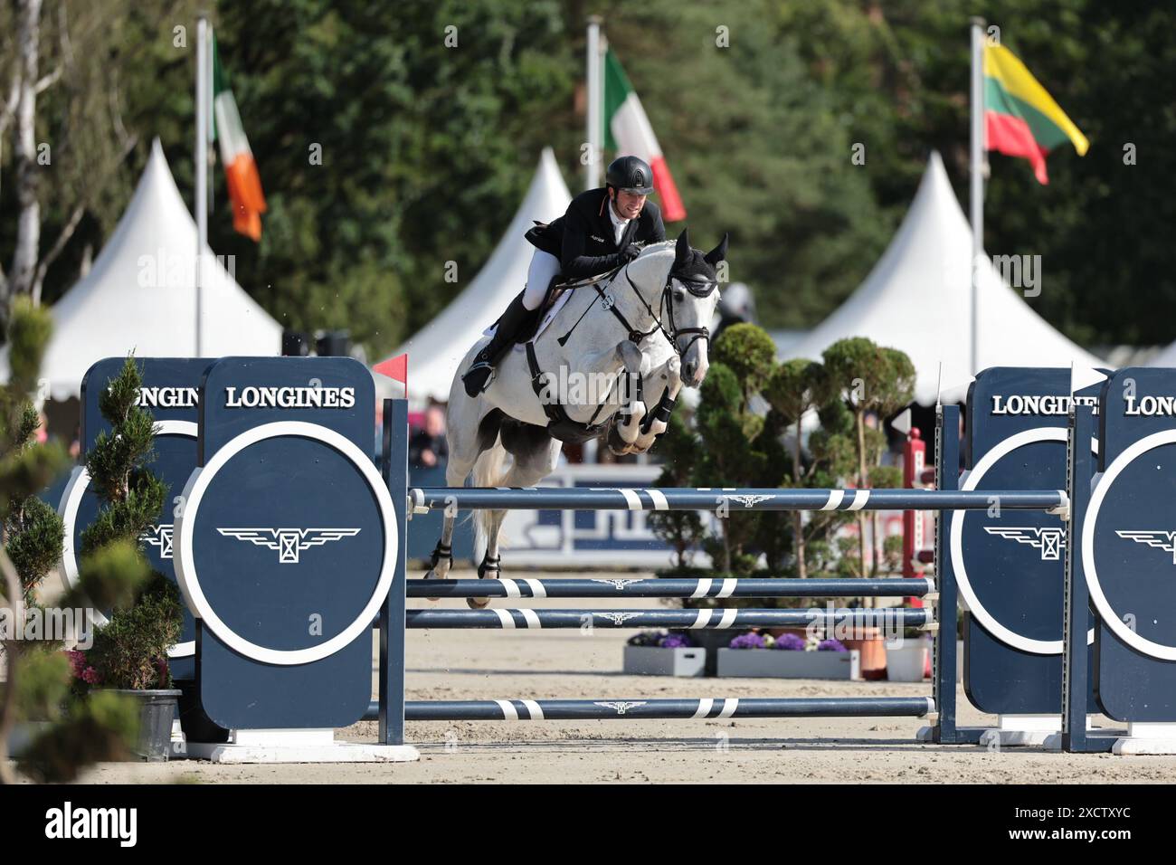 Nicolai Aldinger of Germany with Timmo during the CCI5* showjumping at