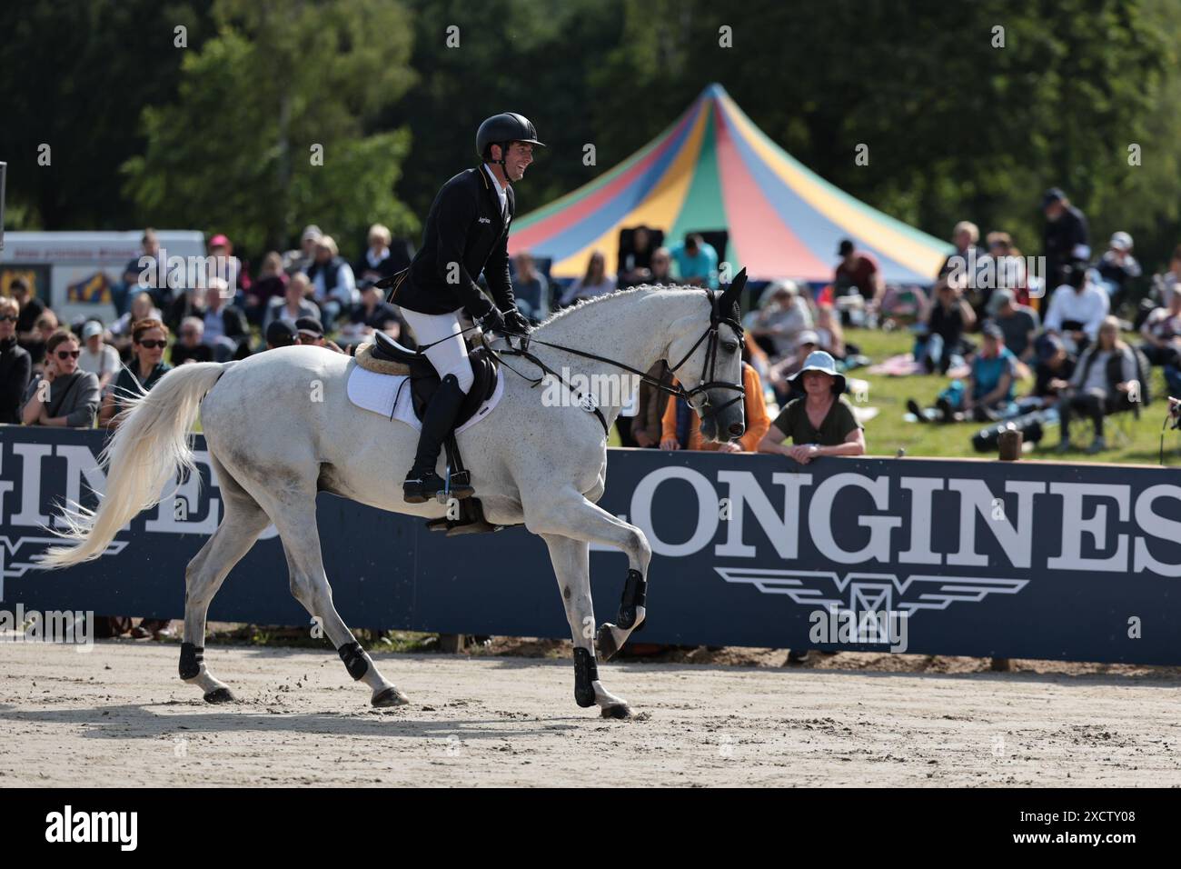 Nicolai Aldinger of Germany with Timmo during the CCI5* showjumping at