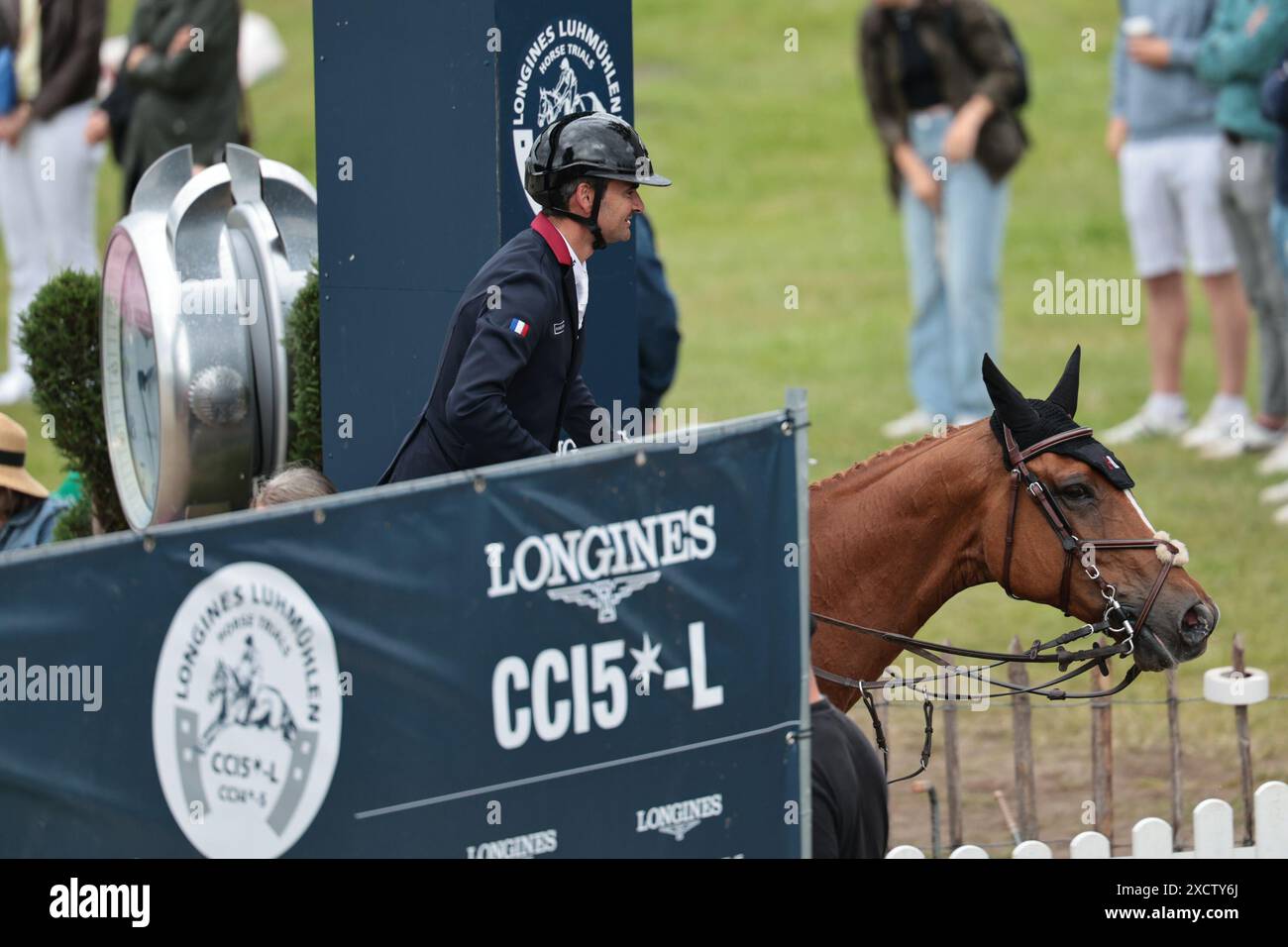 Benjamin Massie of France with Figaro Fonroy during the CCI4*S Meßmer