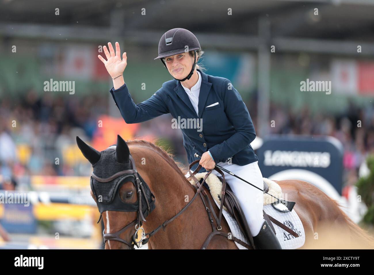 Pia Leuwer of Germany with Jard during the CCI4*-S Meßmer Trophy ...