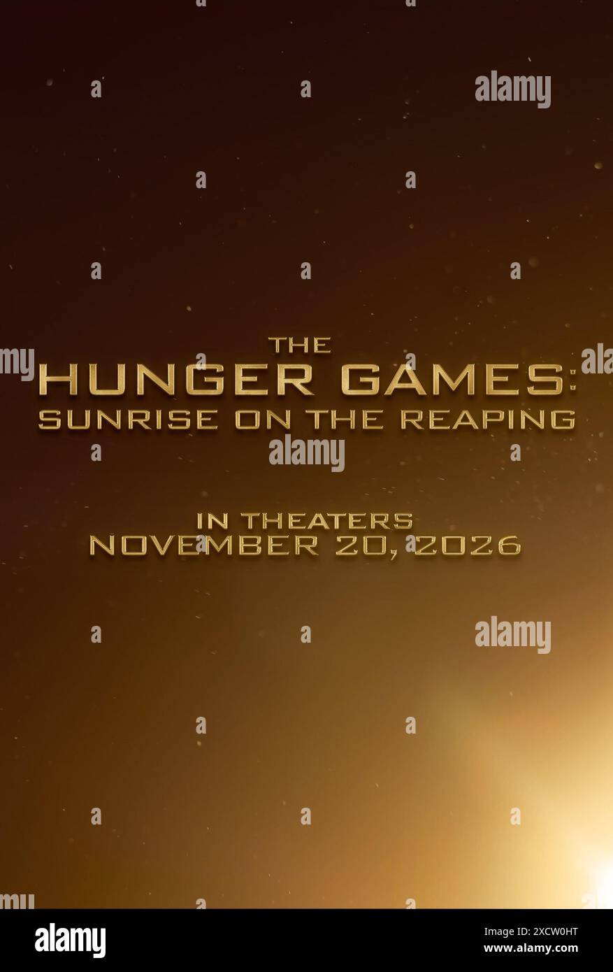 THE HUNGER GAMES SUNRISE ON THE REAPING Advance Poster 2026 The Hunger Games Sunrise On The Reaping Advance Poster 2026 Lionsgate Courtesy Everett Collection 2XCW0HT 
