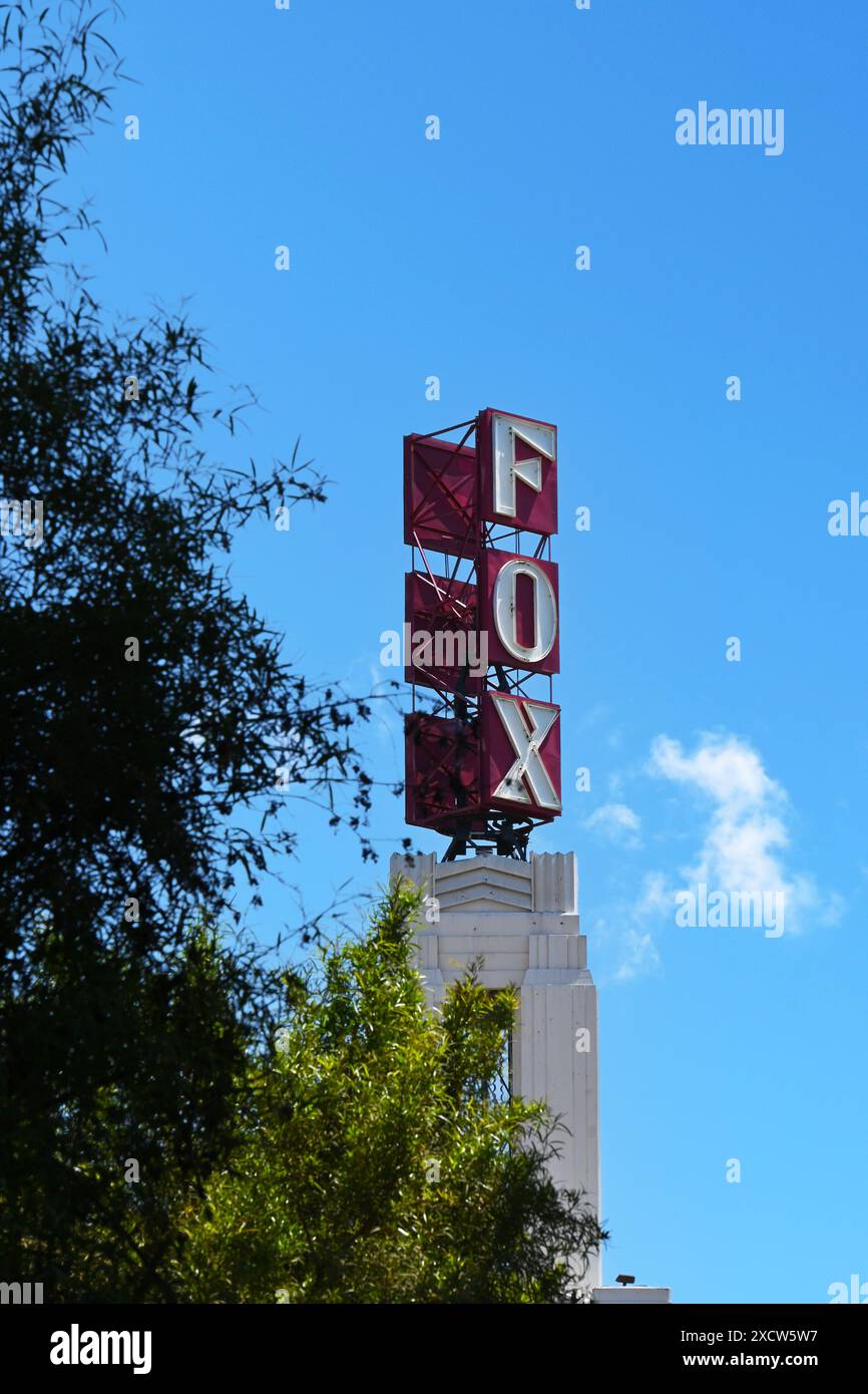 Photo inspiration: Picture Idea: Pomona California 18 May 2024 The Fox Theater Tower Sign
