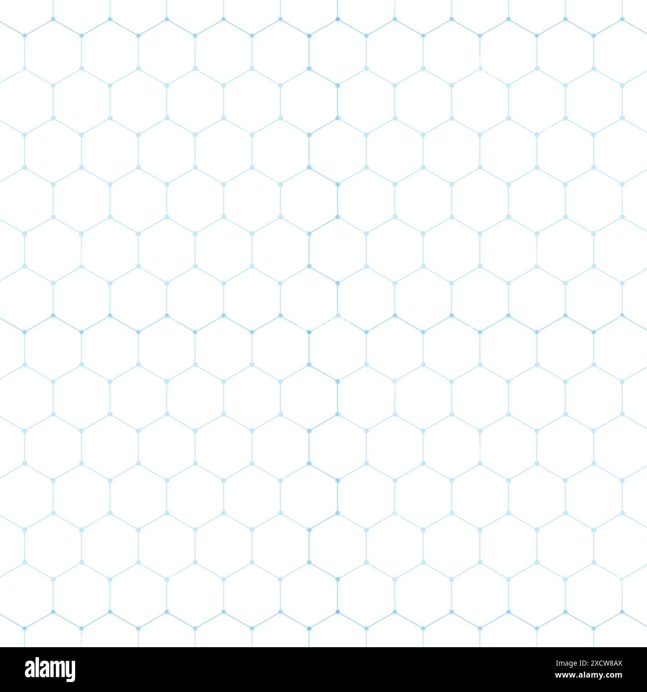 Abstract blue technology hexagon white background Stock Vector Image ...