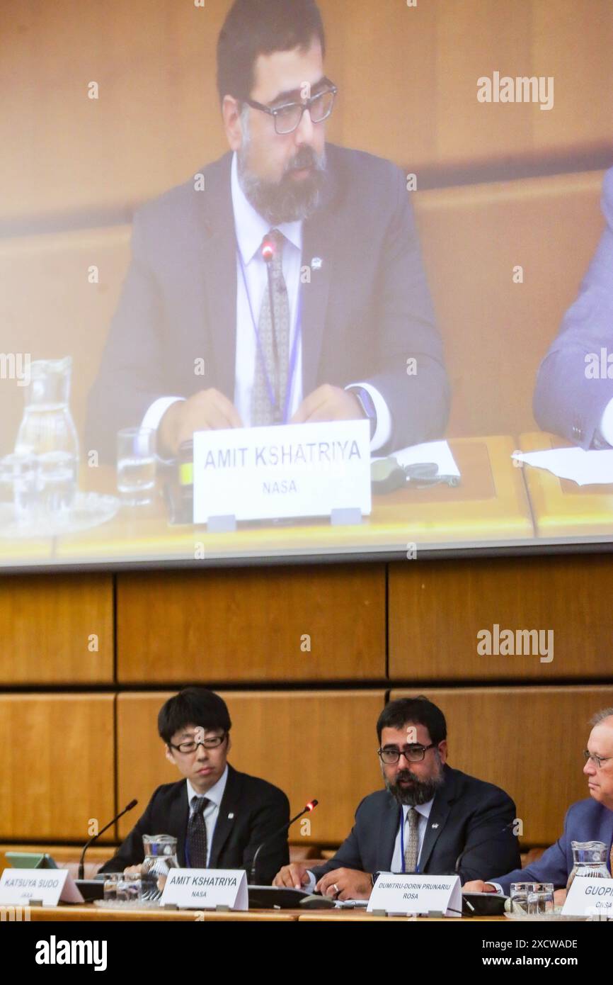 Vienna, Austria, Austria. 18th June, 2024. AMIT KSHATRIYA, NASA, Deputy Associate Administrator ...