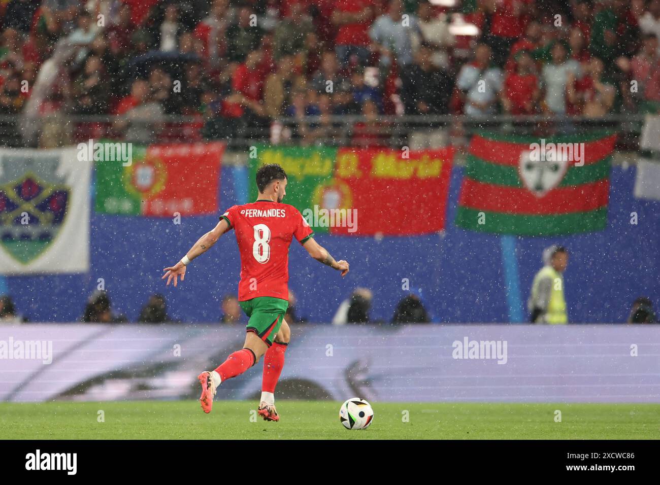 Leipzig, Germany, 18, June, 2024. Bruno Fernandes during the match between Portugal vs. Czechia. Uefa Euro 2024 Germany. Group F. Credit: Fabideciria/Alamy Live News Stock Photo