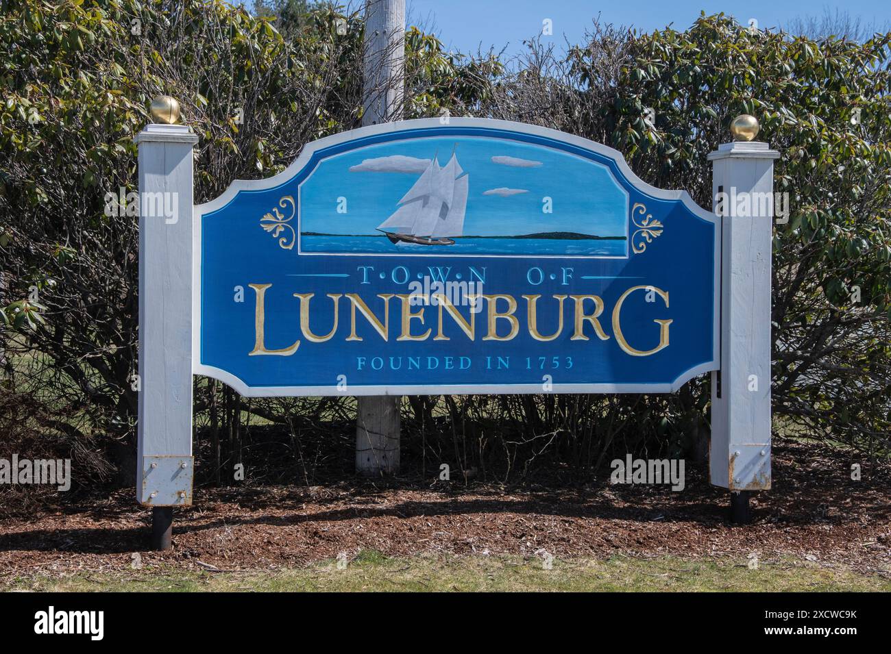 Welcome to nova scotia sign hi-res stock photography and images - Alamy