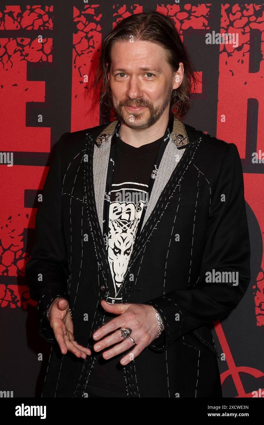 Tobias Forge attends the Rite Here Rite Now World Premiere at Picturehouse Central in Soho