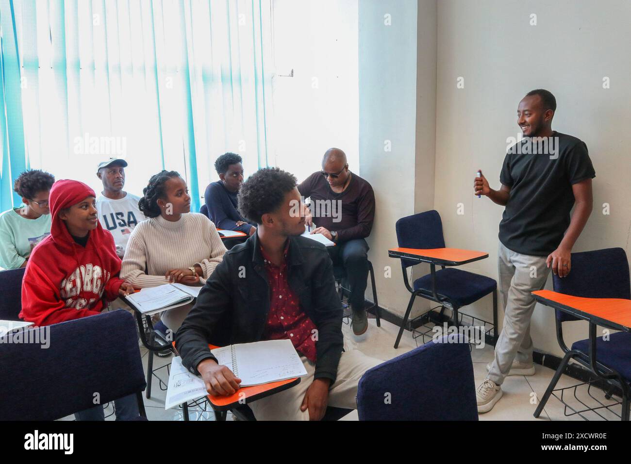 Ethiopian students in addis ethiopia hi-res stock photography and ...