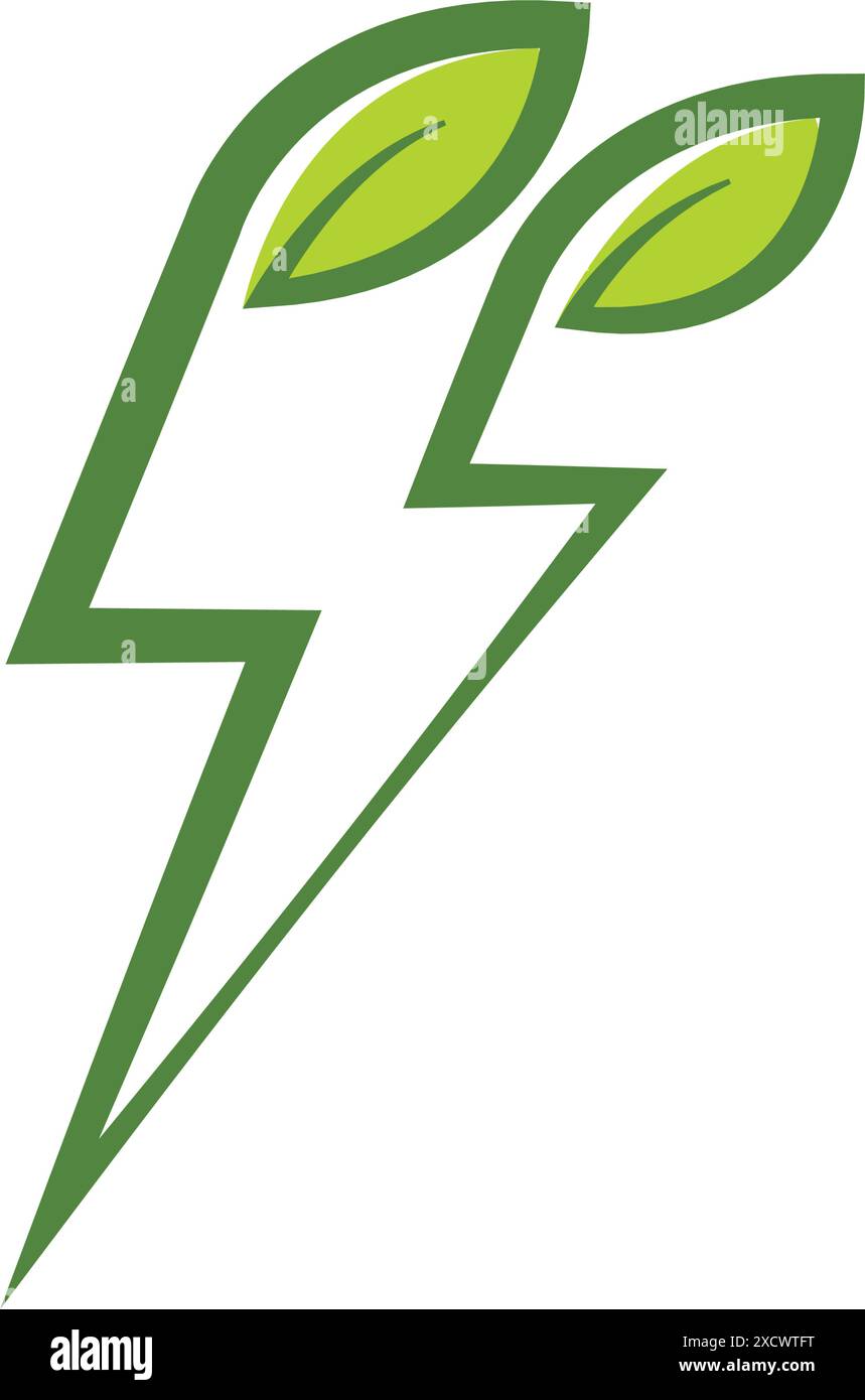 nature energy icon vector concept design template web Stock Vector ...