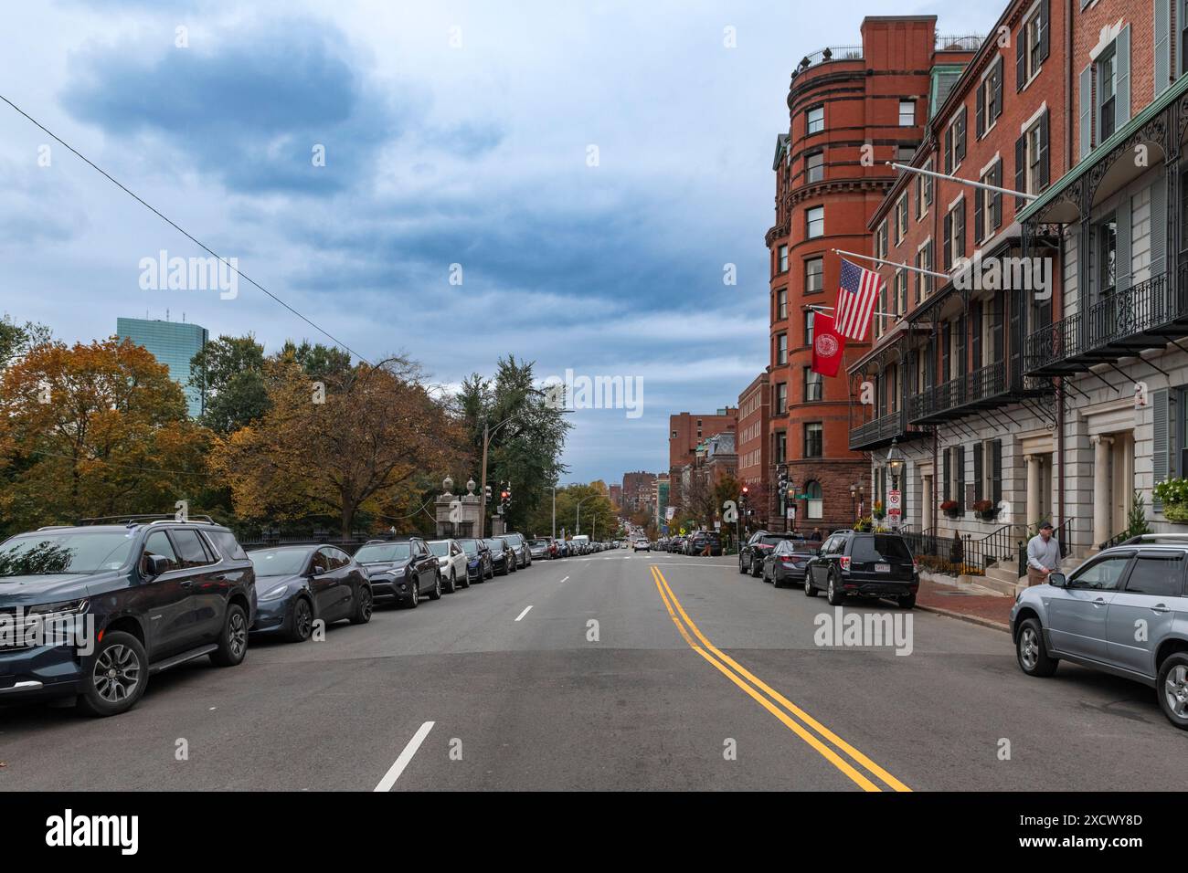 Downtown boston beacon hill hi-res stock photography and images - Alamy