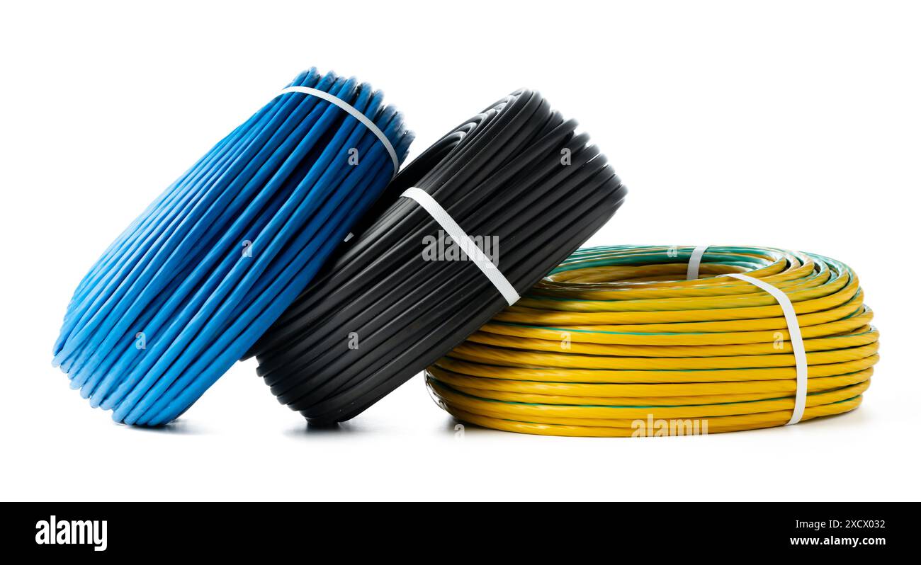 Copper wire building Cut Out Stock Images & Pictures - Alamy