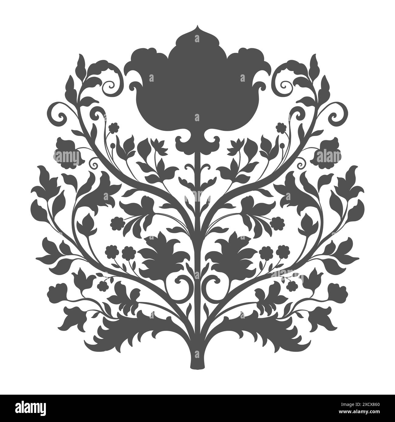 Mughal Art is a traditional bunch flower of floral ornaments. A