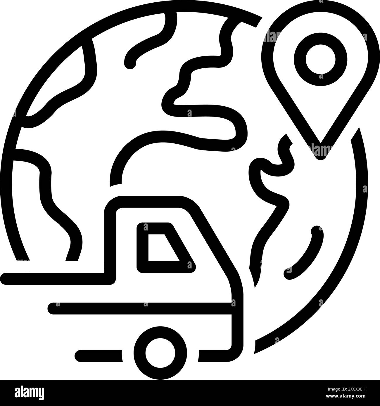 Icon for elsewhere,somewhere Stock Vector Image & Art - Alamy