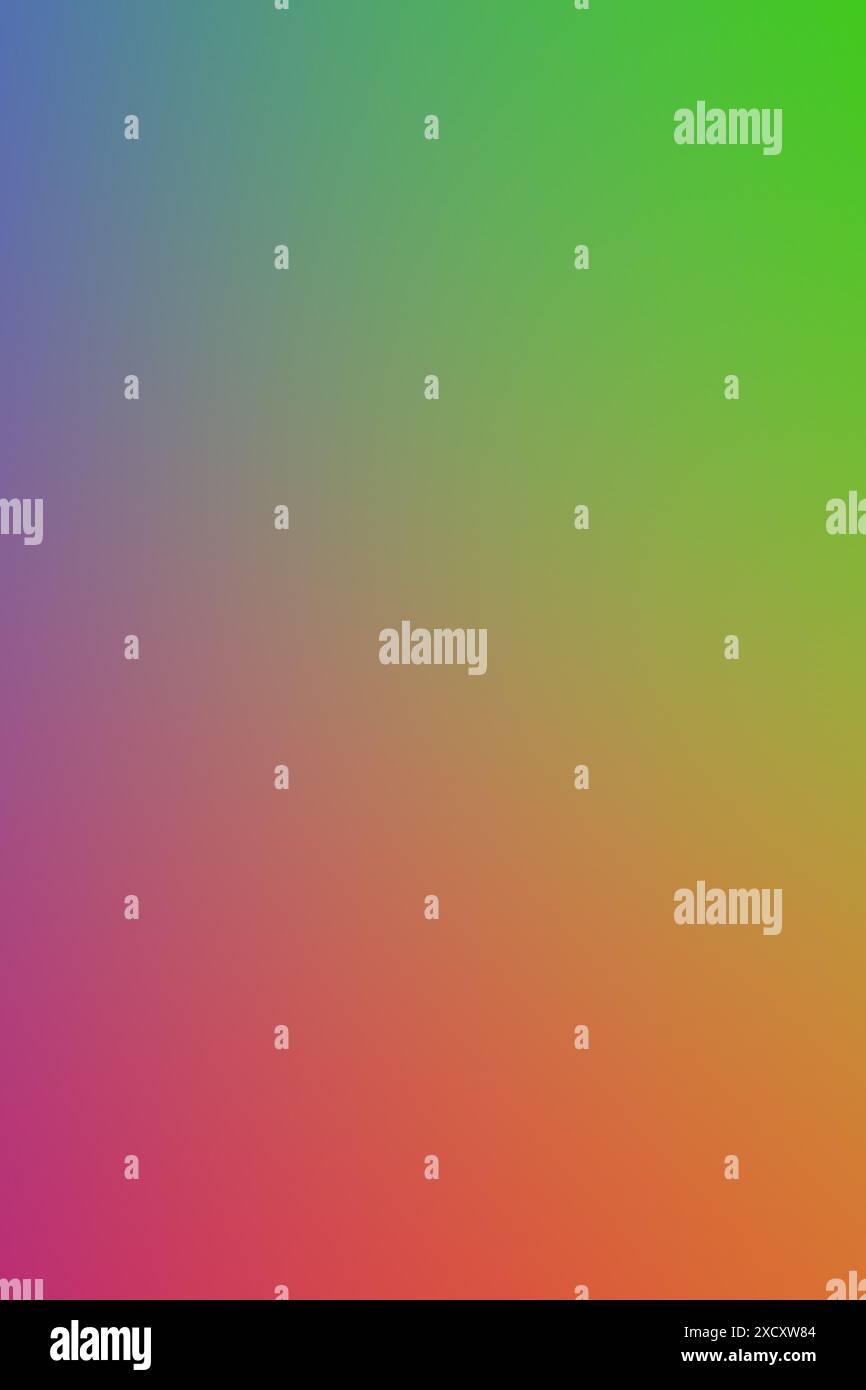 Pastel rainbow gradient background. Various colored spots, blurred Stock Photo