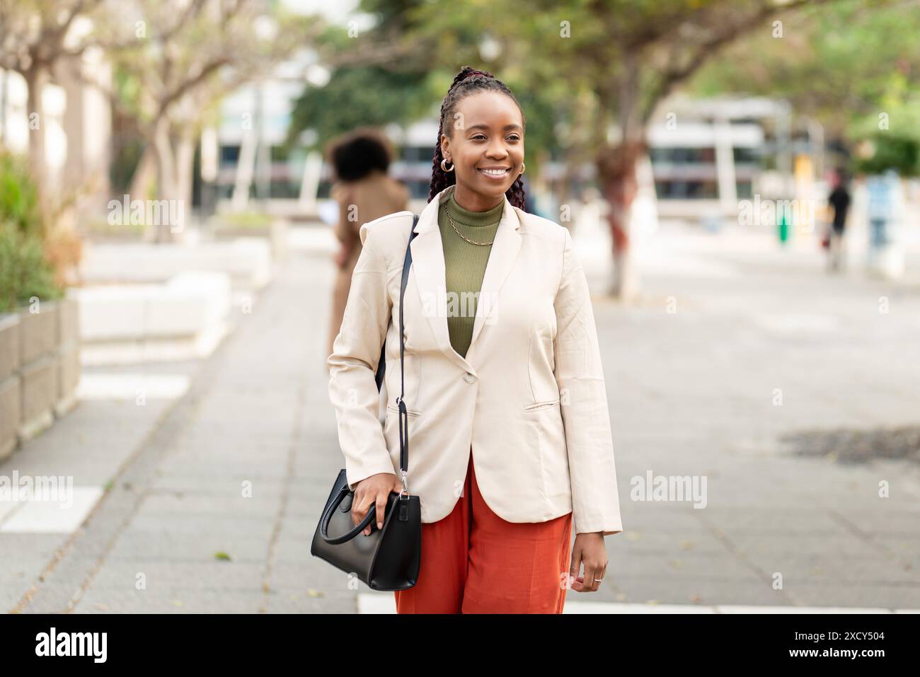 Professional woman in black blazer hi-res stock photography and images ...