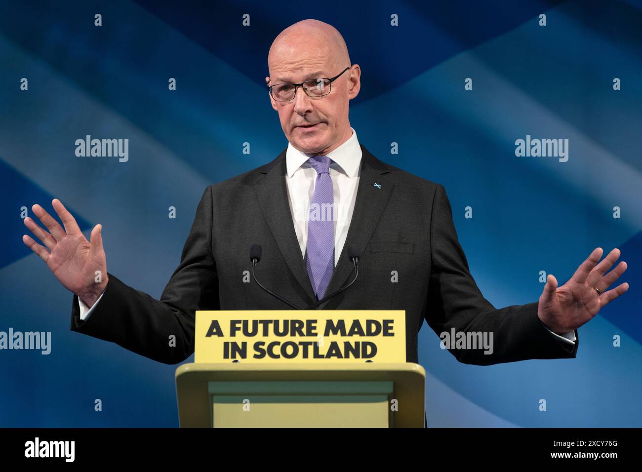 Scottish First Minister And Snp Leader John Swinney During The Party S