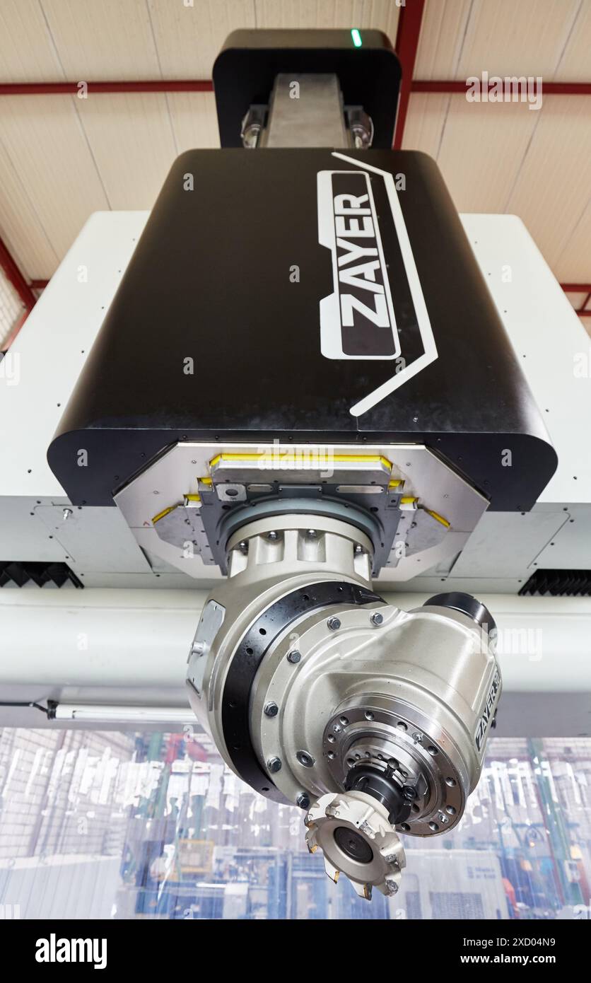 CNC Milling, Machining center, industry Stock Photo