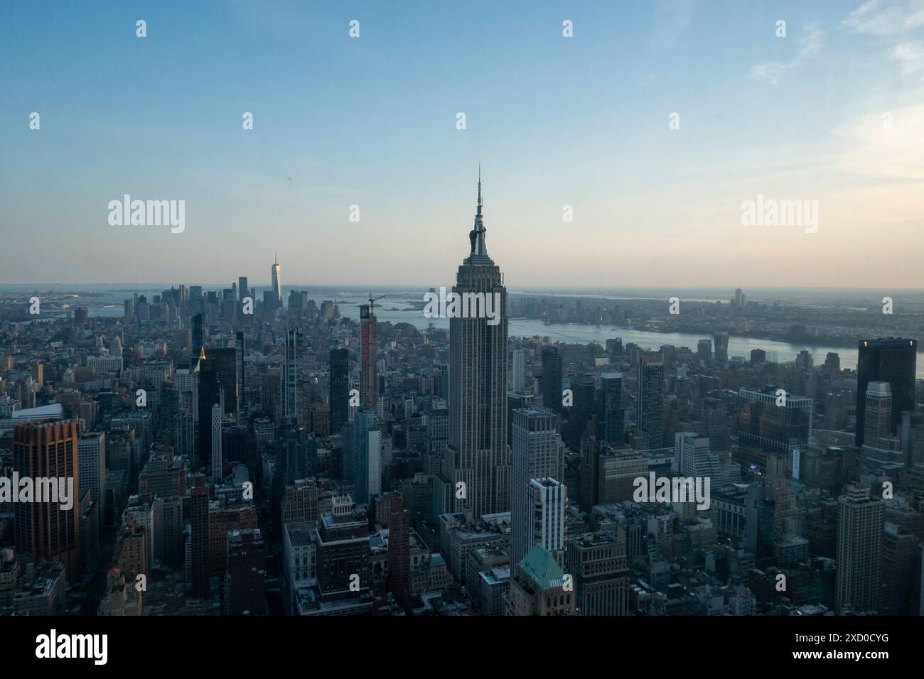 The Empire State Building view from the Summit One Vanderbilt ...