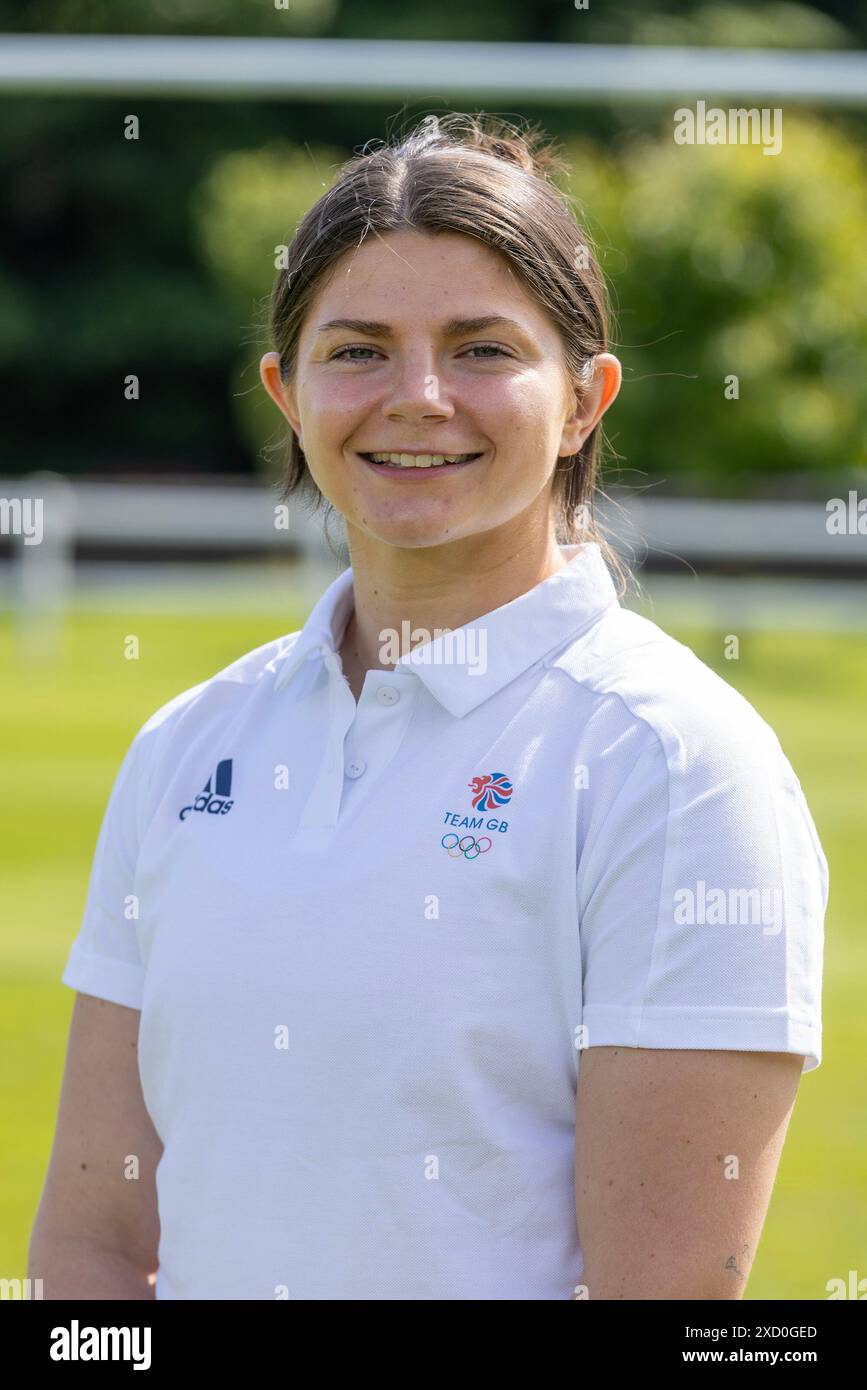 Lisa Thomson poses for photo during the Team GB Paris 2024 Women's