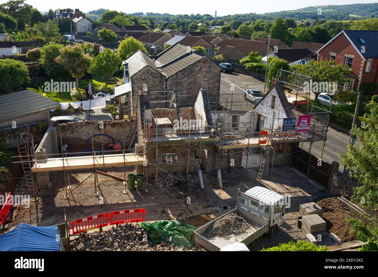 Victorian one up and one down undergoing renovation with extension and ...