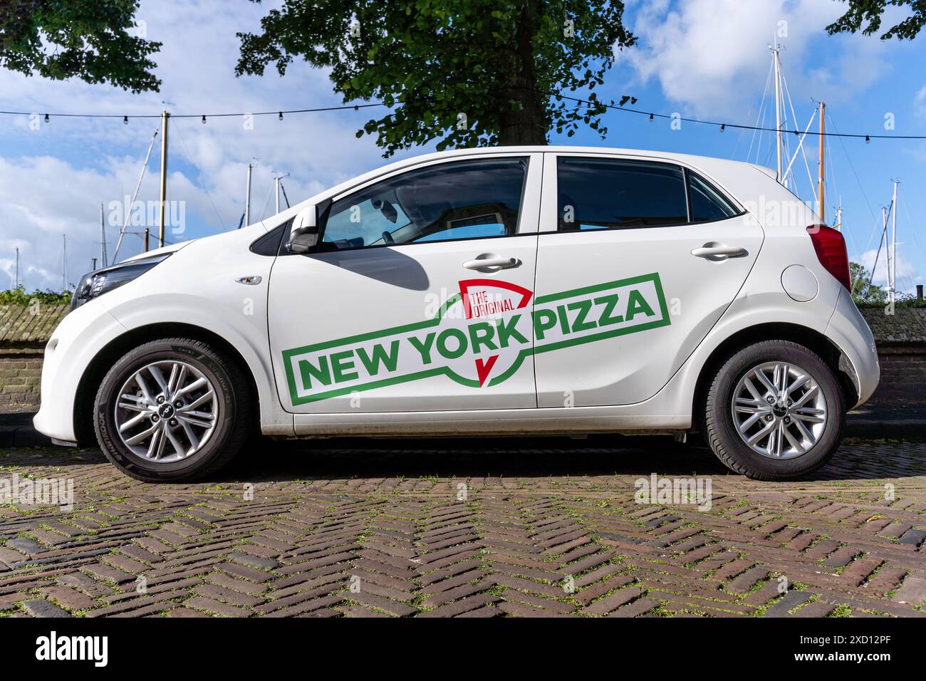 New York Pizza Kia Picanto Stock Photo