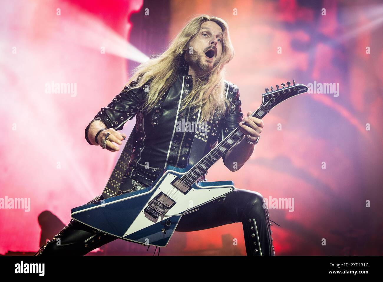 Judas Priest performing live in June 2024 Stock Photo