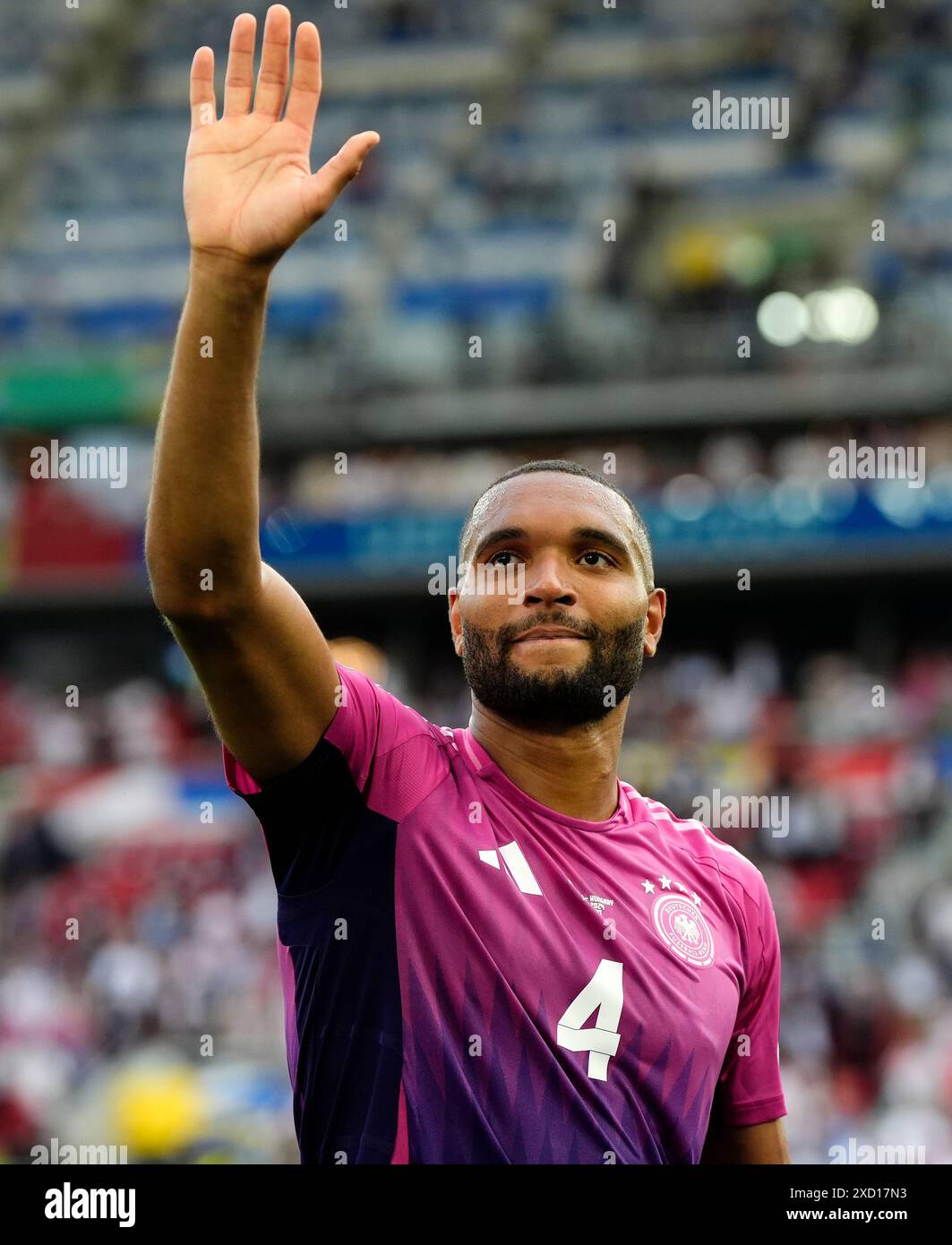 Germany's Jonathan Tah during the UEFA Euro 2024 Group A match at the Stuttgart Arena in Stuttgart, Germany. Picture date: Wednesday June 19, 2024. Stock Photo