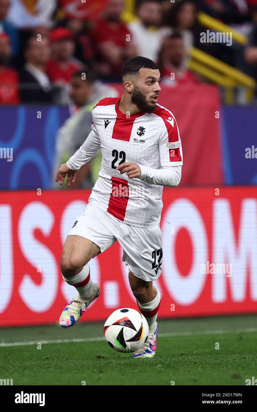 Georges Mikautadze of Georgia in action during the Uefa Euro 2024 Group ...