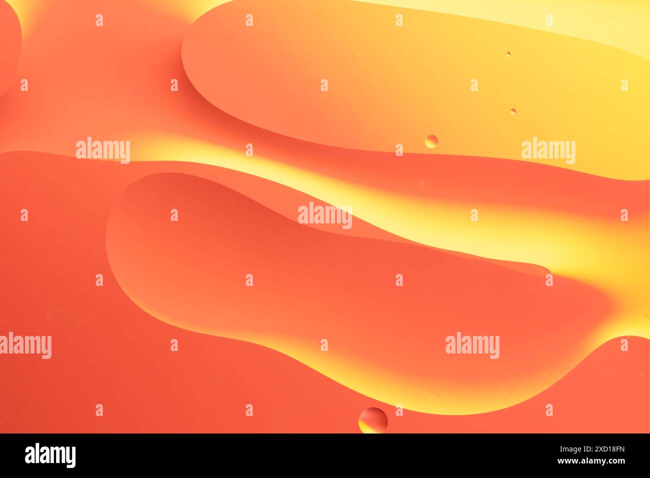 Red and yellow waves on an abstract background Stock Photo