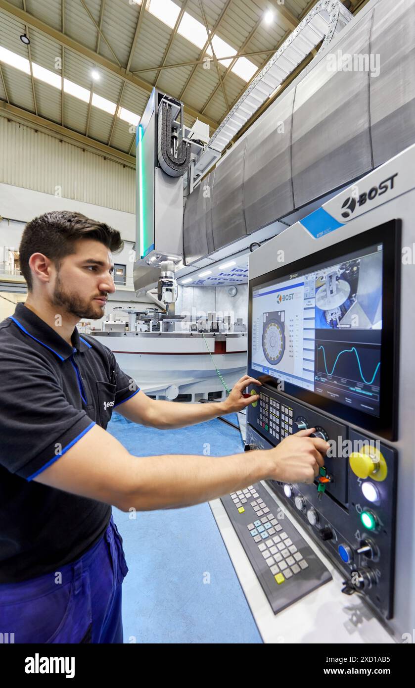 Control center, Construction of machine tools, machining centre, CNC ...