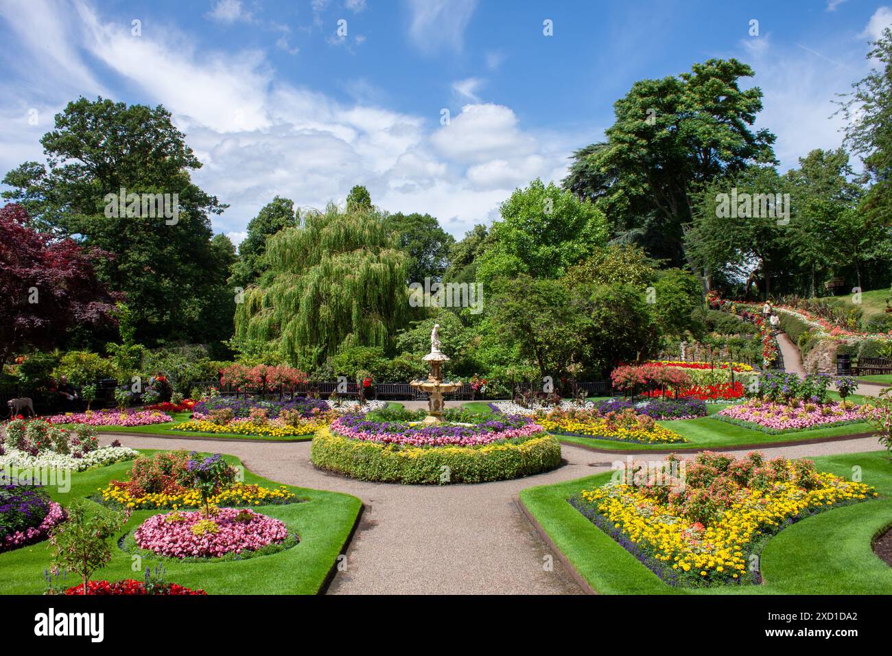 The Dingle Public Gardens Shrewsbury Shropshire UK Stock Photo Alamy