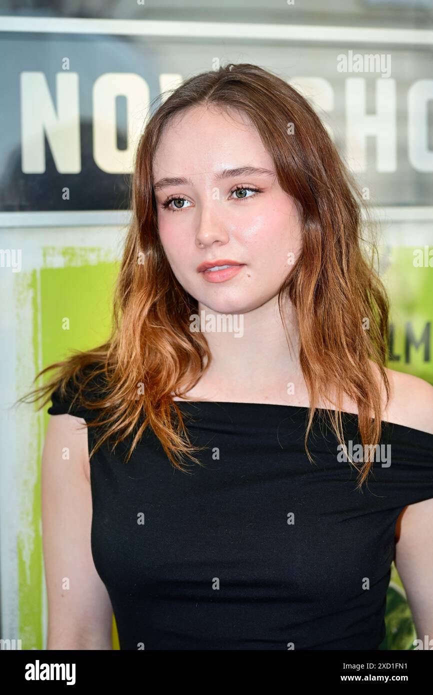 LONDON, UK. 19th June, 2024. Ruby Stokes attends The 32nd Raindance Film Festival Opening Gala 2024 at the Curzon Cinema Mayfair, London, UK. Credit: See Li/Picture Capital/Alamy Live News Stock Photo