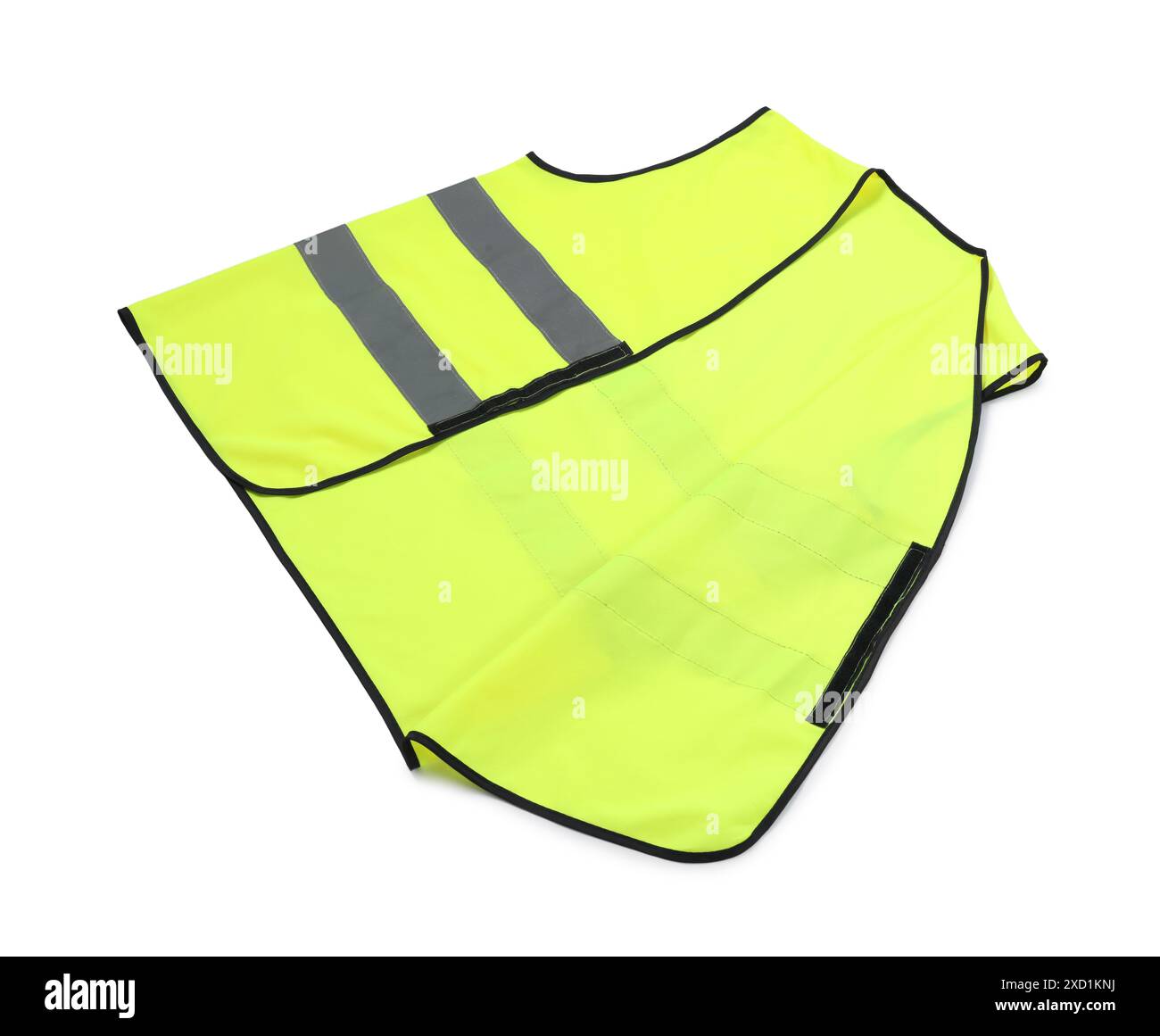 Reflective vest isolated on white. Safety equipment Stock Photo - Alamy