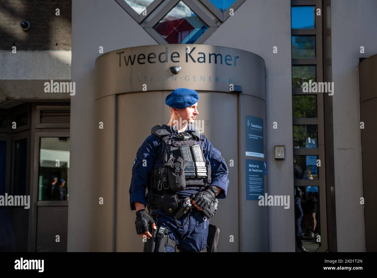 The Hague, South Holland, Netherlands. 19th June, 2024. A member of the ...
