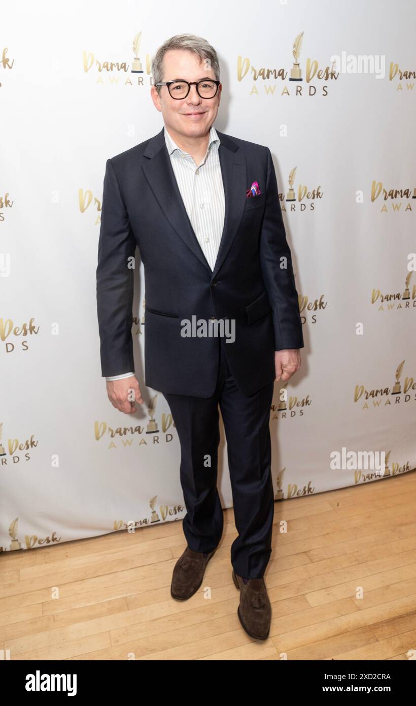 Matthew Broderick attends the 2024 Drama Desk Awards at NYU Skirball Center in New York on June