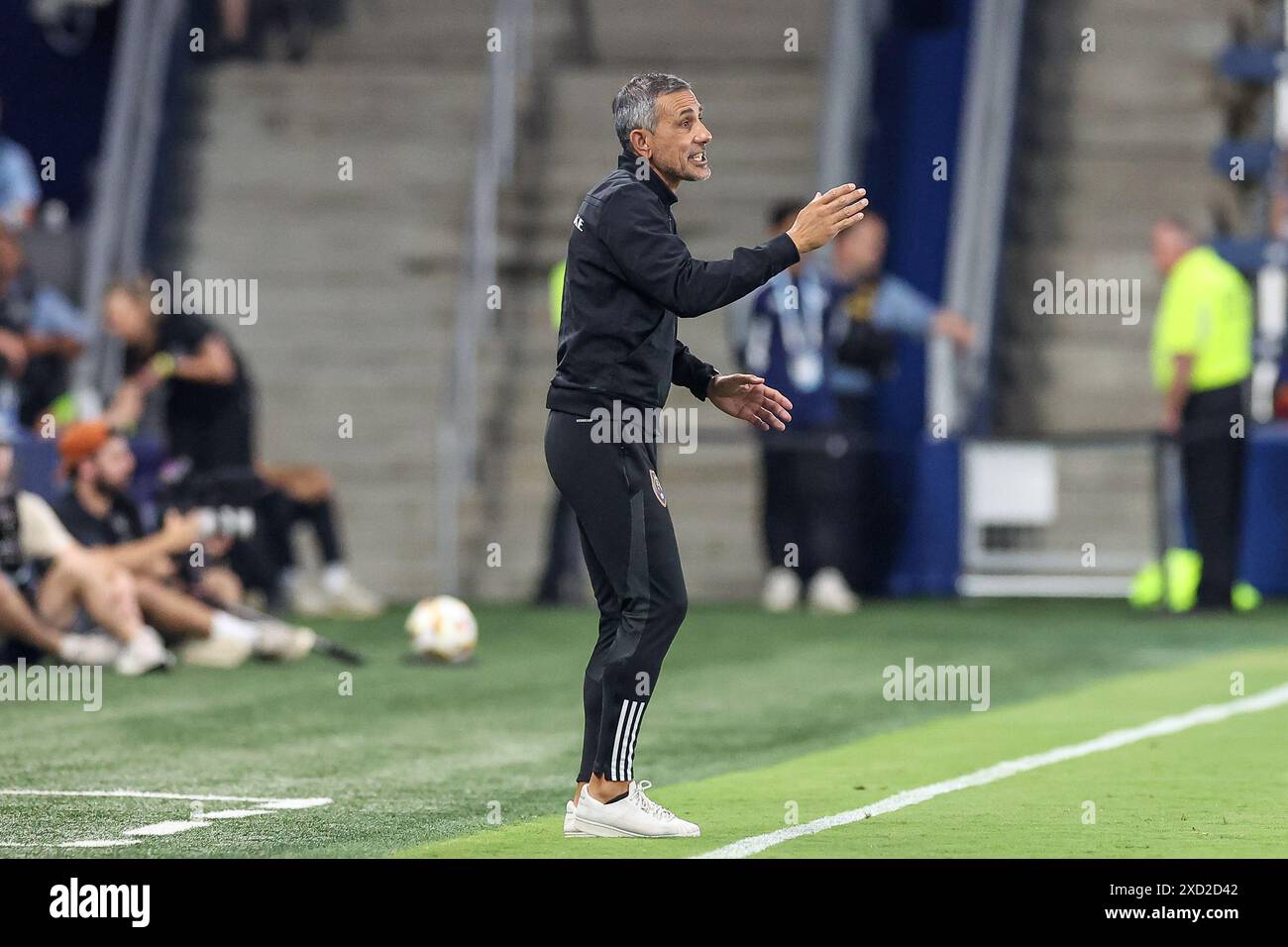 Kansas City, KS, USA. 19th June, 2024. Real Salt Lake head coach Pablo