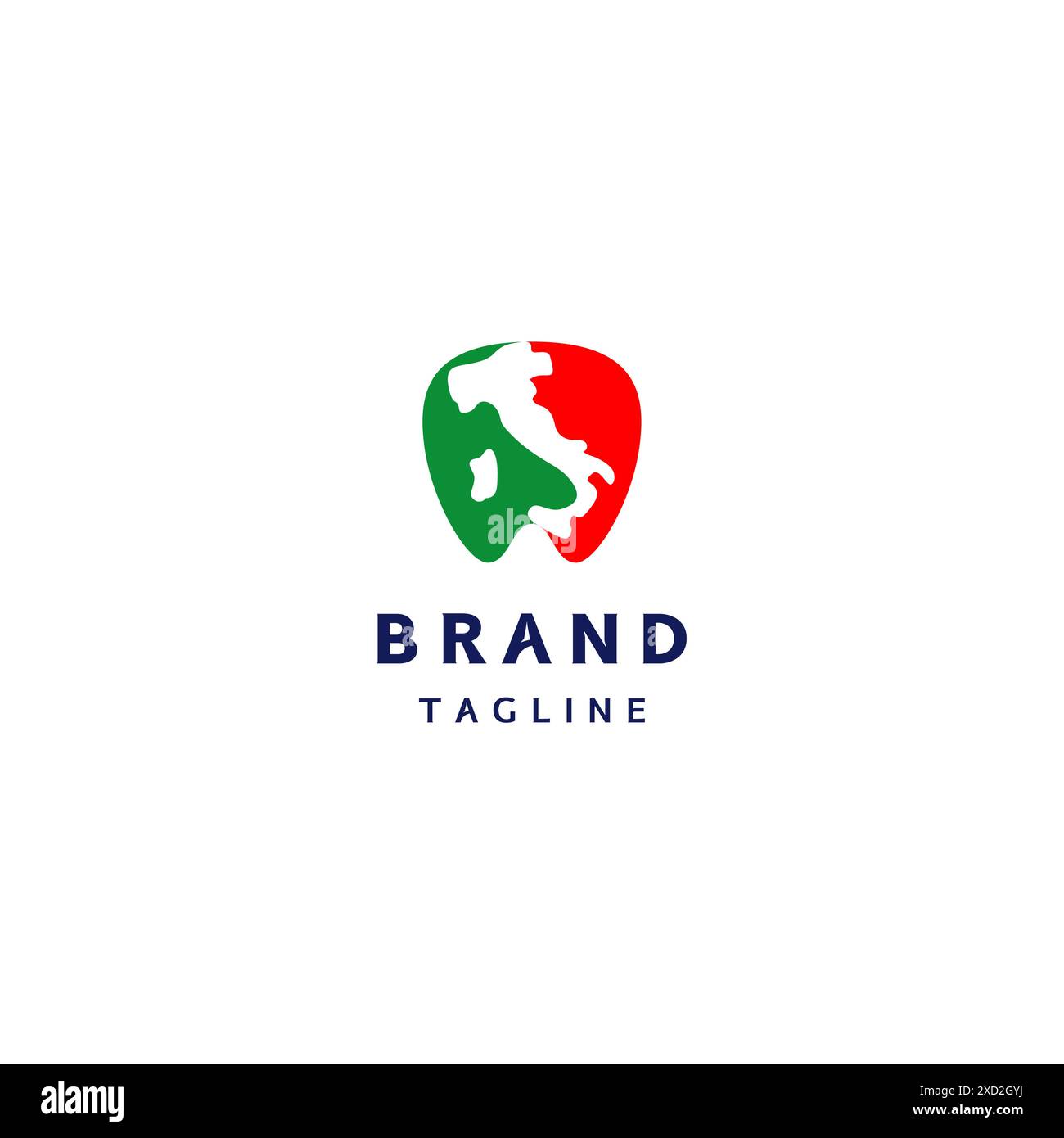 Map of Italy in a Teeth Icon Logo Design. Teeth Icon With Map of Italy ...
